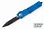 Microtech 142-1BL Combat Troodon D/E - Blue Handle - Black Blade