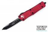 Microtech 140-3RD Troodon T/E - Red Handle - Black Blade