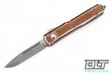 Microtech 121-10DTA Ultratech S/E - Distressed Tan Handle - Apocalyptic Blade