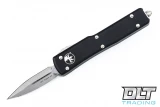 Microtech CA147-10 UTX-70 D/E - Black Handle - Stonewashed Blade