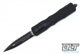 Microtech 225-3T Dirac D/E - Black Handle - Black Blade