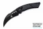 Microtech 166-1DLCTCFIS Hawk - Black Handle - Carbon Fiber Inlay - DLC Blade - Signature Series