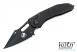 Microtech 169-1DLCTS Stitch S/E - Black Handle - DLC Blade - Signature Series