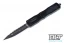 Microtech 227-3T Dirac Delta D/E - Black Handle - Black Blade