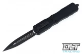 Microtech 227-1T Dirac Delta D/E - Black Handle - Black Blade