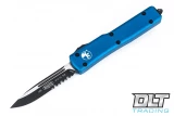 Microtech 148-2BL UTX-70 S/E - Blue Handle - Black Blade