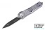 Microtech 142-1GY Combat Troodon D/E - Grey Handle - Black Blade