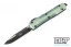 Microtech 121-1GTJBS Ultratech S/E - Jade Green G-10 - Black Blade - Signature Series