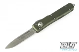 Microtech 121-11APOD Ultratech S/E - OD Green Handle - Apocalyptic Blade
