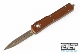 Microtech 147-13APTA UTX-70 T/E - Tan Handle - Bronze Blade
