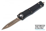 Microtech 138-15AP Troodon D/E - Black Handle - Bronze Blade