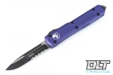 Microtech 121-2PU Ultratech S/E - Purple Handle - Black Blade