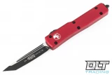Microtech 149-1RD UTX-70 T/E - Red Handle - Black Blade