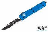 Microtech 121-2BL Ultratech S/E - Blue Handle - Black Blade
