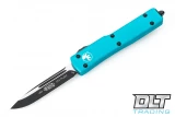 Microtech 148-1TQ UTX-70 S/E - Turquoise Handle - Black Blade