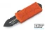 Microtech 157-2OR Exocet - Orange Handle - Black Blade