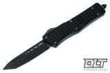 Microtech 144-1CT-DS Combat Troodon T/E - Black Frag Handle - Black DLC Blade - Signature Series