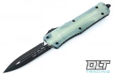 Microtech 142-1GTJGS Combat Troodon D/E - Jade Green G-10 - Black Blade