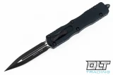 Microtech 225-1T Dirac D/E - Black Handle - Black Blade