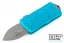 Microtech 157-10APTQ Exocet - Turquoise Handle - Apocalyptic Blade