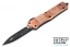 Microtech 142-1CPS Combat Troodon D/E - Copper - Black Blade - Signature Series