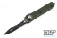 Microtech 122-2OD Ultratech D/E - OD Green Handle - Black Blade
