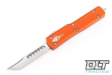 Microtech 419-10ORS UTX-70 Hellhound - Orange Handle - Stonewashed Blade - Signature Series
