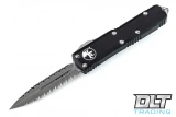 Microtech 232-D12AP UTX-85 D/E - Black Handle - Apocalyptic Blade