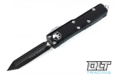 Microtech 230-1 UTX-85 Spartan - Black Handle - Black Blade