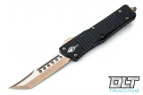 Microtech 219-13S Combat Troodon Hellhound - Black Handle - Bronze Blade - Signature Series