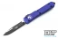 Microtech 121-1PU Ultratech S/E - Purple Handle - Black Blade