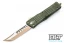 Microtech 219-13ODS Combat Troodon Hellhound - OD Green Handle - Bronze Blade - Signature Series