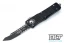 Microtech 144-2 Combat Troodon T/E - Black Handle - Black Blade