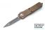 Microtech 138-12DTA Troodon D/E - Distressed Tan Handle - Apocalyptic Blade