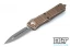 Microtech 138-10DTA Troodon D/E - Distressed Tan Handle - Apocalyptic Blade