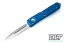 Microtech 122-11BL Ultratech D/E - Blue Handle - Stonewashed Blade