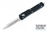 Microtech 147-6 UTX-70 D/E - Black Handle - Satin Blade