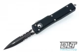 Microtech 147-2 UTX-70 D/E - Black Handle - Black Blade