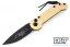 Microtech 135-1CG LUDT - Gold Handle - Black Blade