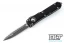 Microtech 122-12DBK Ultratech D/E - Distressed Black Handle - Stonewashed Blade