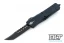 Microtech 619-1DLCTS Troodon Hellhound - Black Handle - DLC Blade