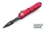 Microtech 232-2RD UTX-85 S/E - Red Handle - Black Blade
