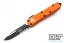 Microtech 231-2OR UTX-85 S/E - Orange Handle - Black Blade