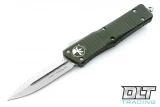 Microtech 142-12OD Combat Troodon D/E - OD Green Handle - Stonewash Blade