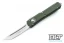 Microtech 123-11OD Ultratech T/E - OD Green Handle - Stonewash Blade