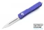 Microtech 122-6PU Ultratech D/E - Purple Handle - Satin Blade