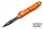 Microtech 122-2OR Ultratech D/E - Orange Handle - Black Blade