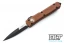 Microtech 120-1TA Ultratech Bayonet - Tan Handle - Black Blade