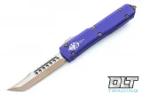 Microtech 119-13PUS Ultratech Hellhound - Purple Handle - Bronze Blade