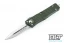 Microtech 138-4OD Troodon D/E - OD Green Handle - Satin Blade